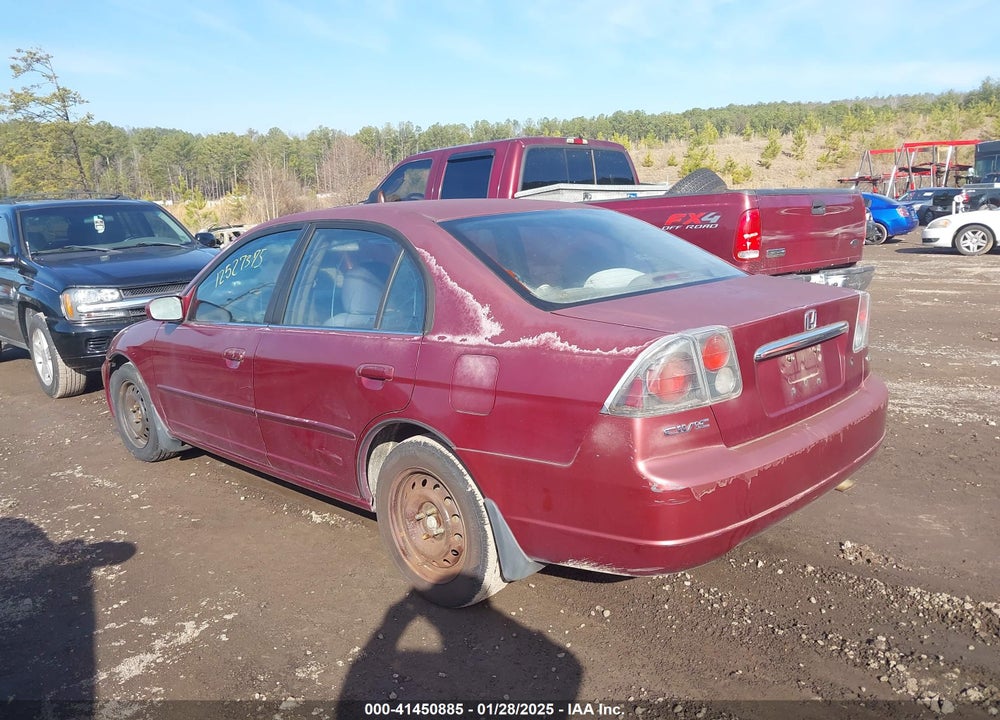2002 HONDA CIVIC EX VIN: 2HGES26782H556055