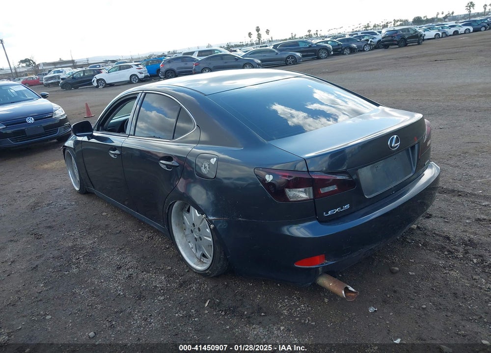 2006 LEXUS IS VIN: JTHBK262765011613
