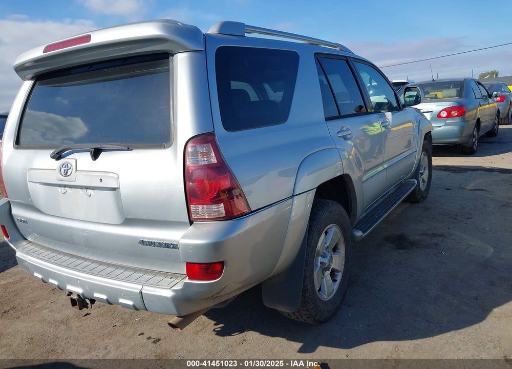 2003 TOYOTA 4RUNNER LIMITED V8 VIN: JTEBT17R030018363