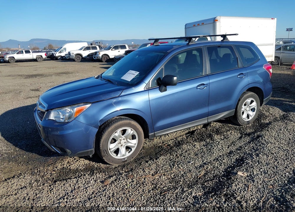 2014 SUBARU FORESTER 2.5I VIN: JF2SJAAC6EH414835