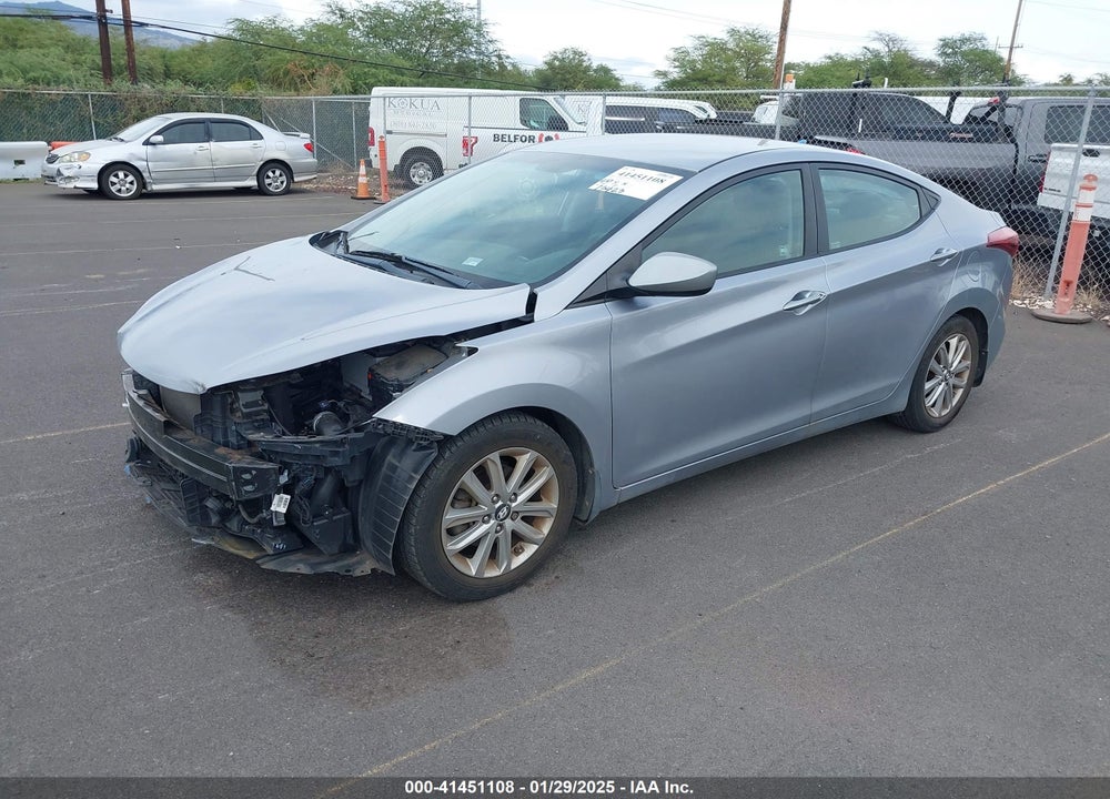 2016 HYUNDAI ELANTRA SE VIN: 5NPDH4AE8GH692775