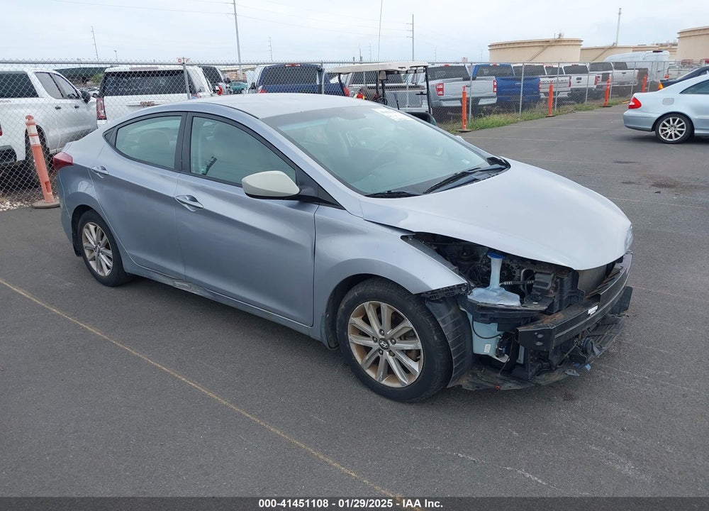 2016 HYUNDAI ELANTRA SE VIN: 5NPDH4AE8GH692775