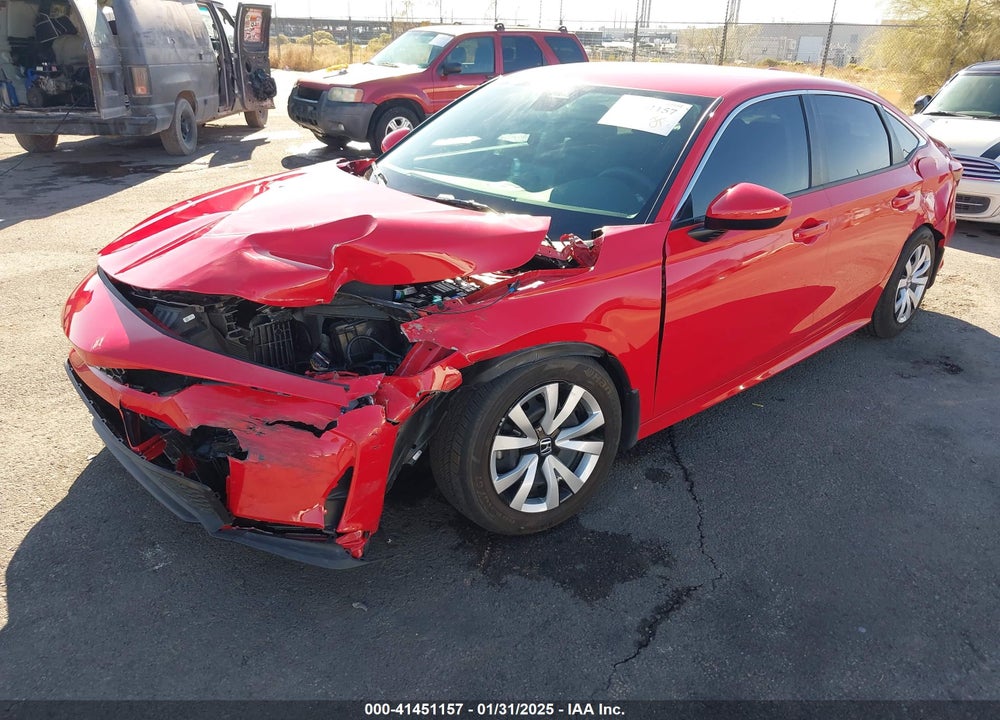 2025 HONDA CIVIC LX VIN: 2HGFE2F27SH522799