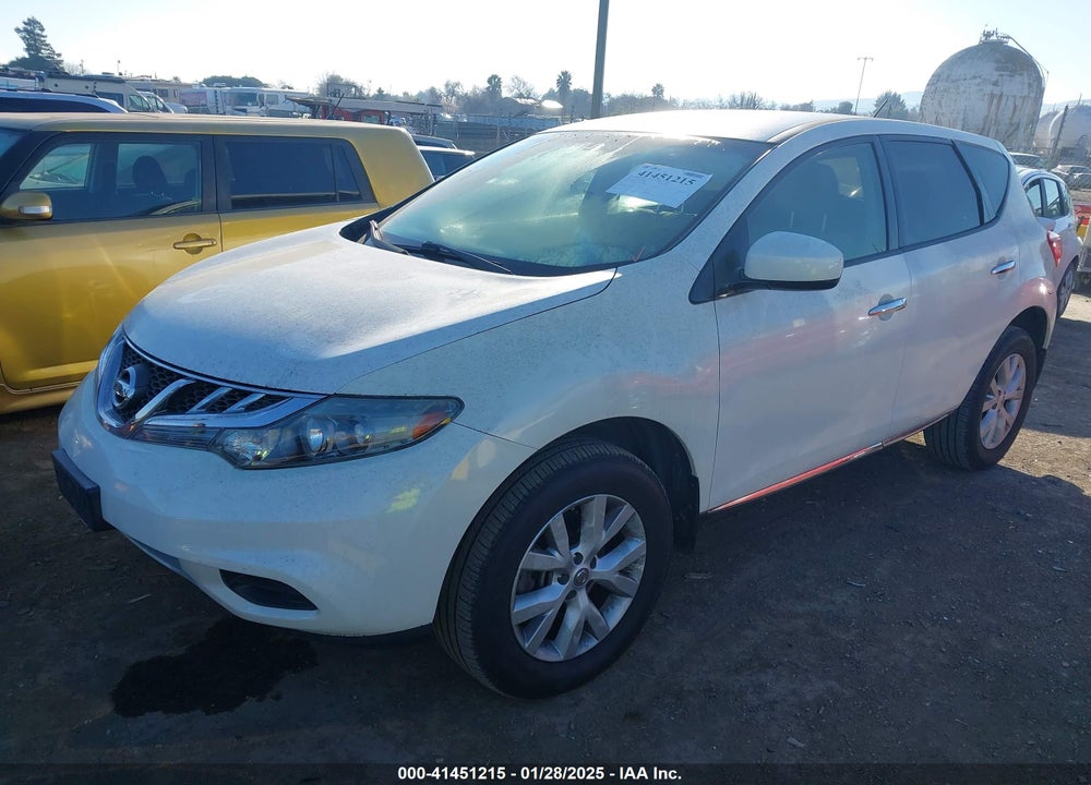 2012 NISSAN MURANO S VIN: JN8AZ1MW7CW230025