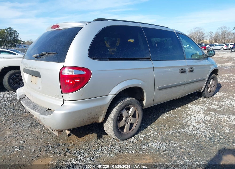 2006 DODGE GRAND CARAVAN SE VIN: 1D4GP24R26B734752