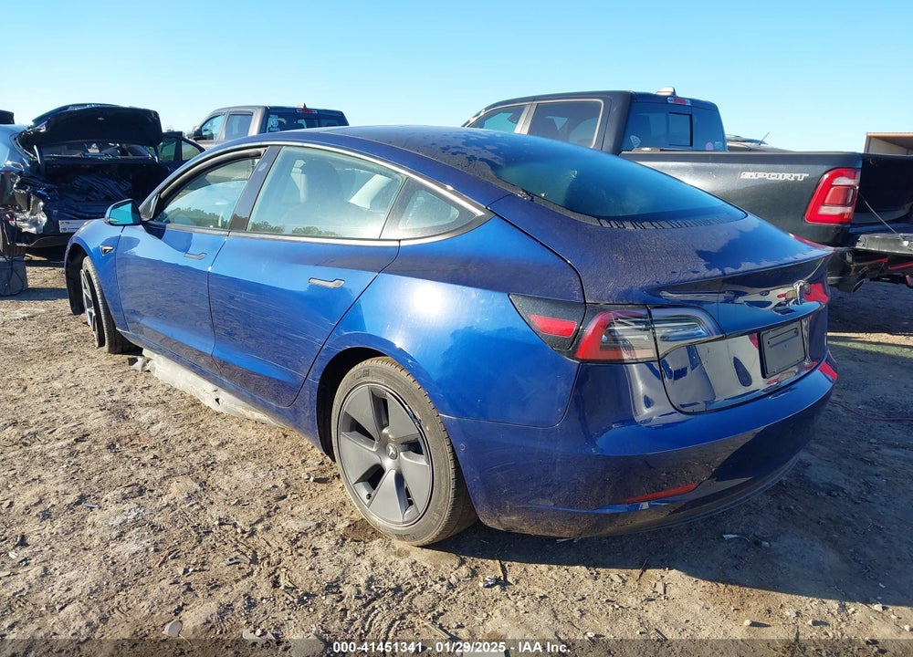 2021 TESLA MODEL 3 VIN: 5YJ3E1EA7MF031050