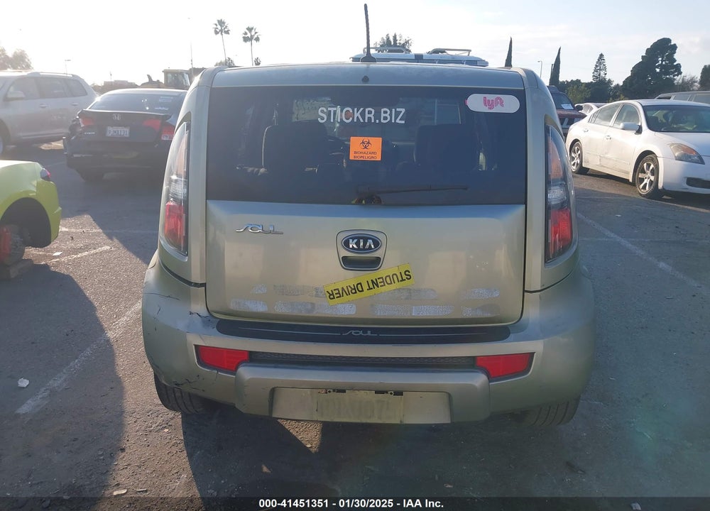 2011 KIA SOUL VIN: KNDJT2A27B7256959