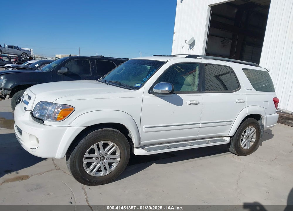 2007 TOYOTA SEQUOIA LIMITED V8 VIN: 5TDZT38A17S285764