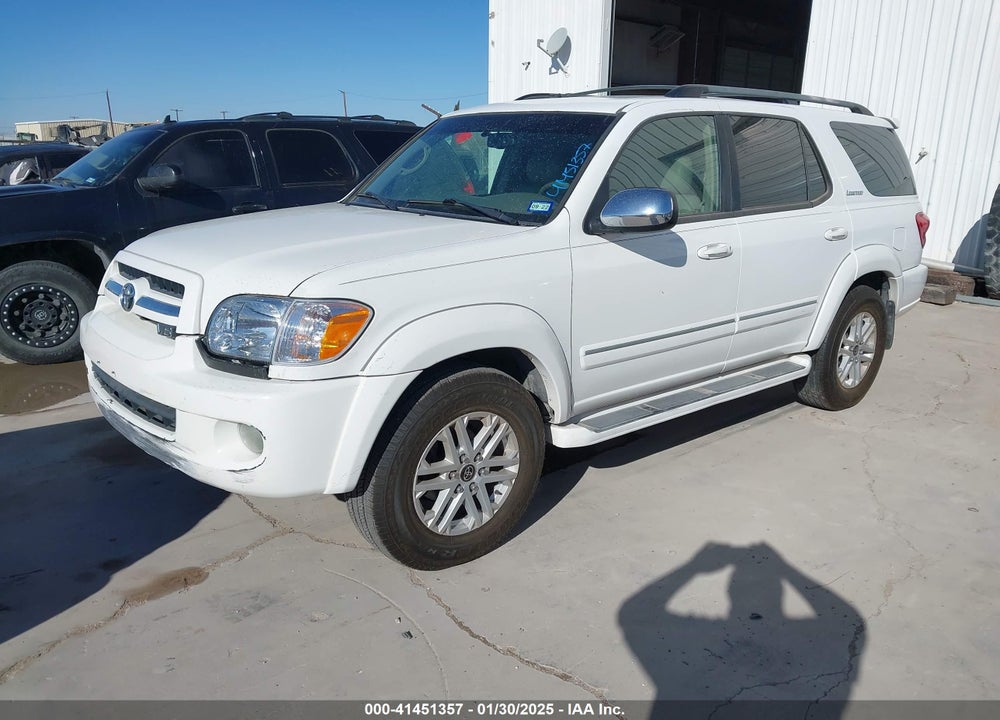 2007 TOYOTA SEQUOIA LIMITED V8 VIN: 5TDZT38A17S285764
