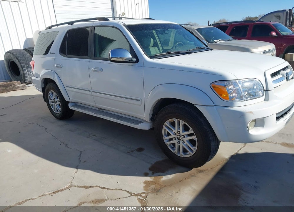 2007 TOYOTA SEQUOIA LIMITED V8 VIN: 5TDZT38A17S285764
