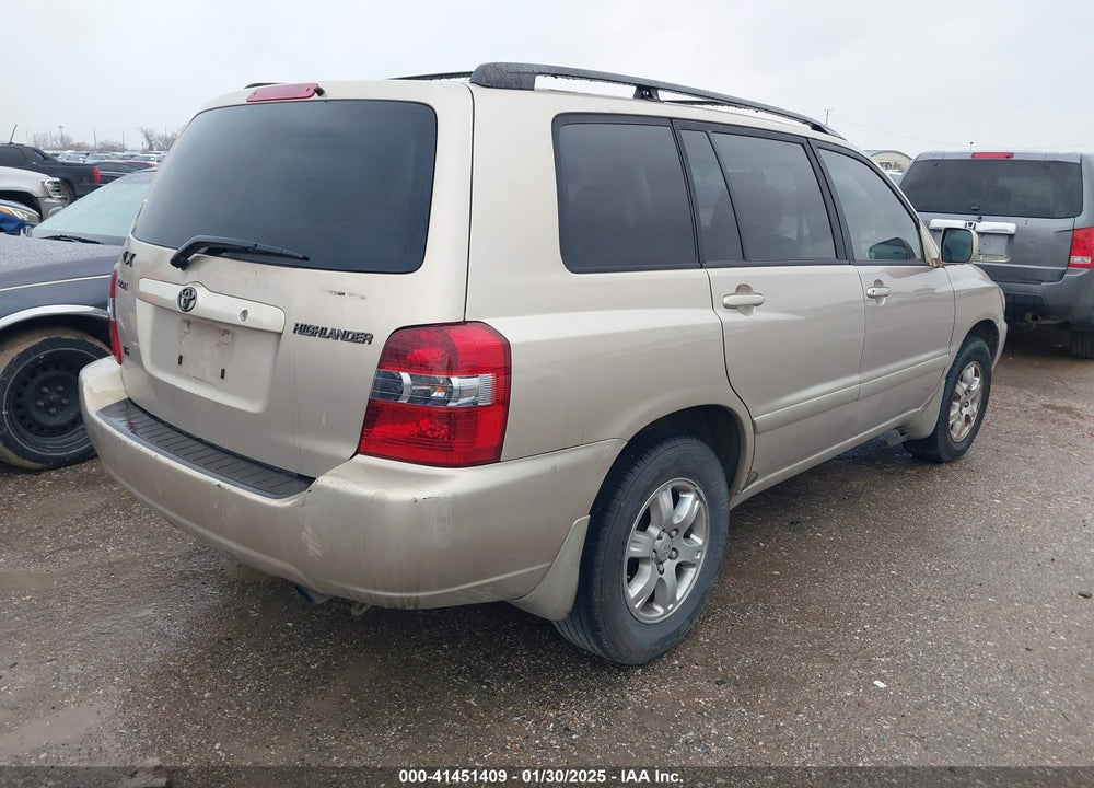 2004 TOYOTA HIGHLANDER V6 VIN: JTEDP21A840014035