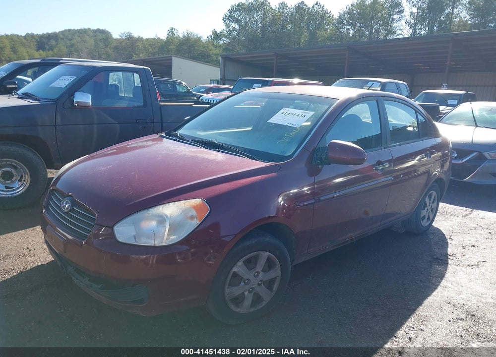 2009 HYUNDAI ACCENT VIN: KMHCN46C49U360428