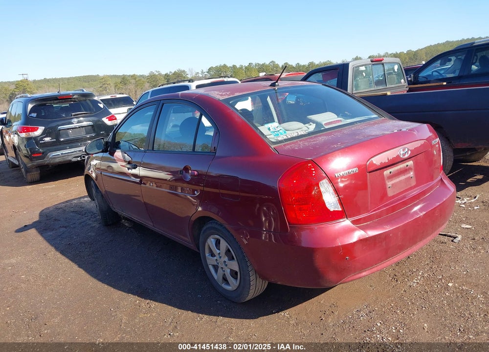 2009 HYUNDAI ACCENT VIN: KMHCN46C49U360428