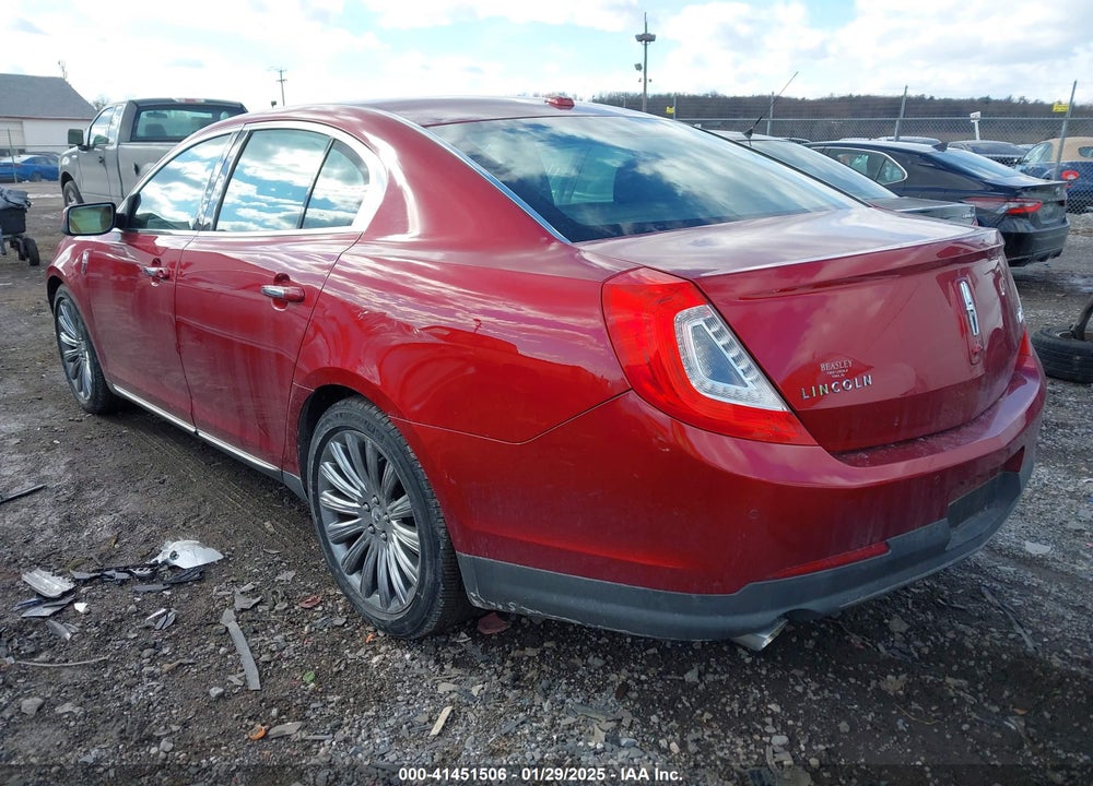 2013 LINCOLN MKS VIN: 1LNHL9DK8DG613356