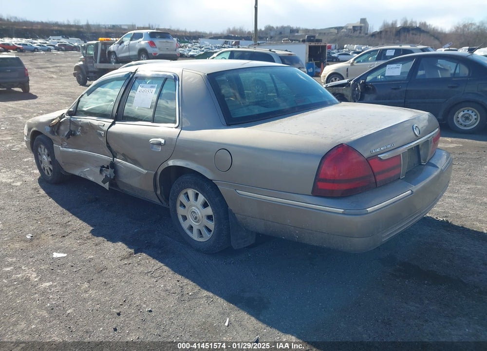 2003 MERCURY GRAND MARQUIS LS VIN: 2MEFM75W93X631256