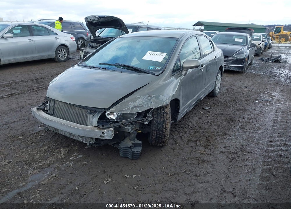 2007 HONDA CIVIC LX VIN: 1HGFA165X7L002672