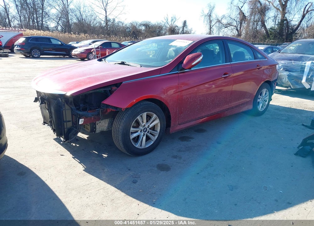 2014 HYUNDAI SONATA GLS VIN: 5NPEB4AC0EH938297
