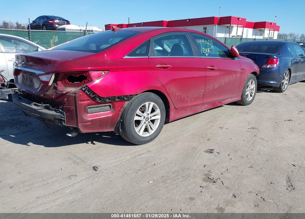 2014 HYUNDAI SONATA GLS VIN: 5NPEB4AC0EH938297