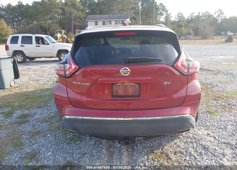 2015 NISSAN MURANO SV VIN: 5N1AZ2MG6FN286750