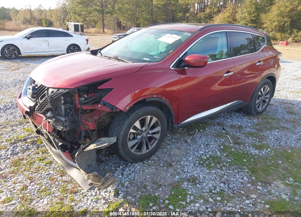 2015 NISSAN MURANO SV VIN: 5N1AZ2MG6FN286750