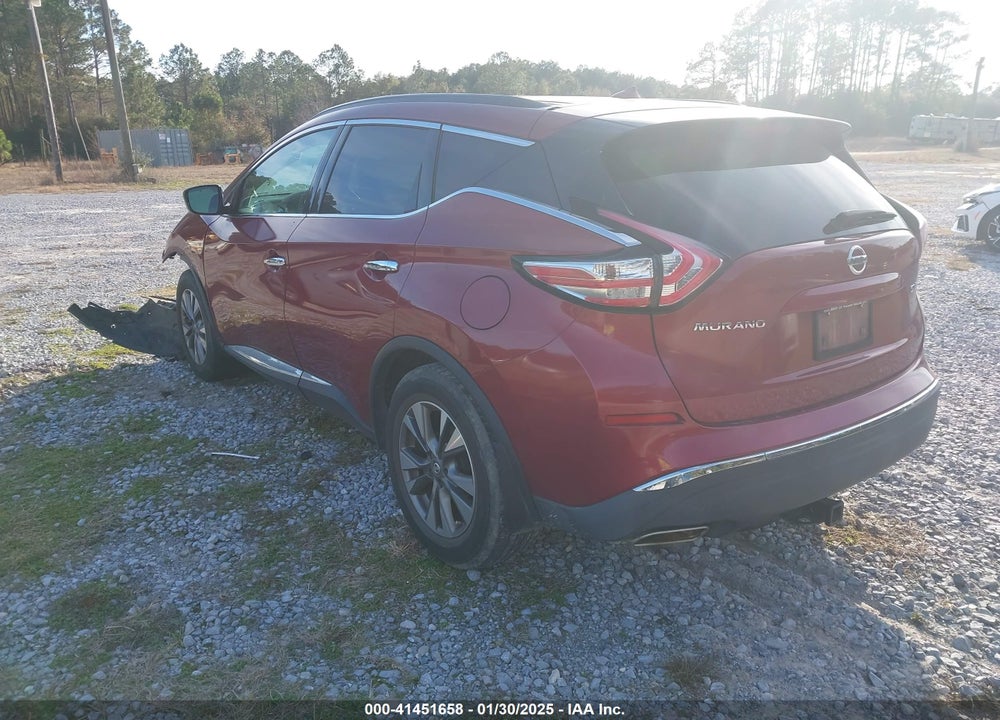 2015 NISSAN MURANO SV VIN: 5N1AZ2MG6FN286750