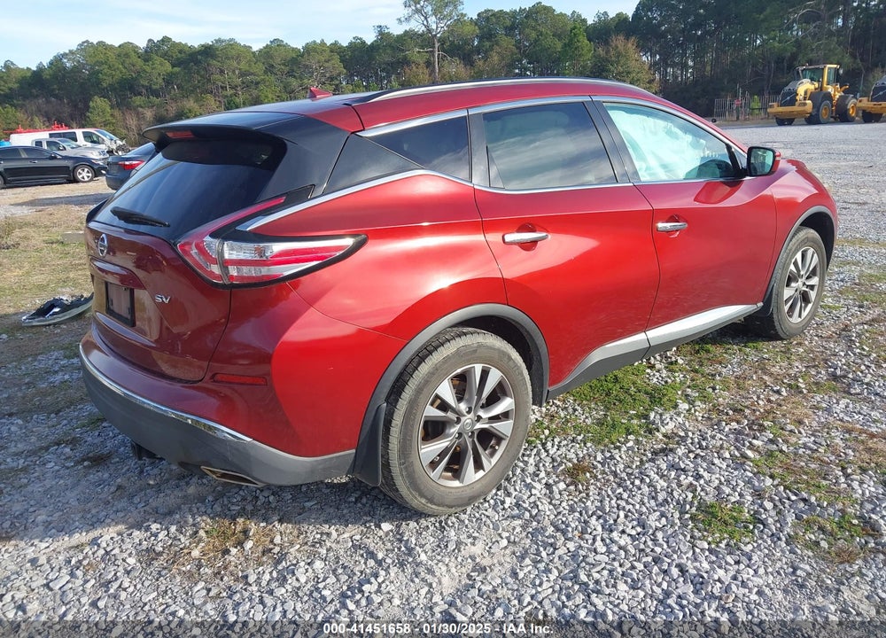 2015 NISSAN MURANO SV VIN: 5N1AZ2MG6FN286750