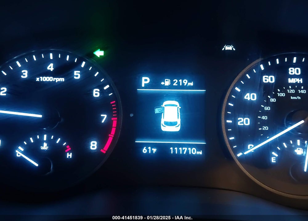 2019 HYUNDAI TUCSON SEL VIN: KM8J33AL9KU984200