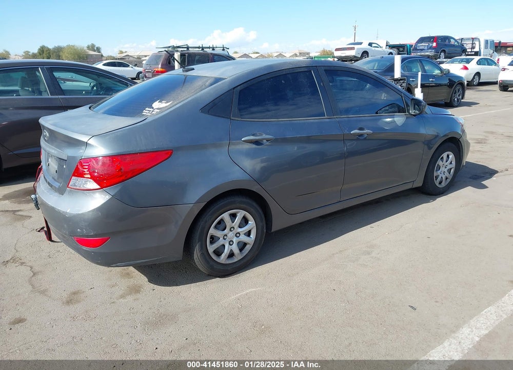 2013 HYUNDAI ACCENT GLS VIN: KMHCT4AE0DU332360