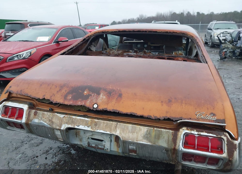 1972 OLDSMOBILE CUTLASS VIN: 3G87H2M250984