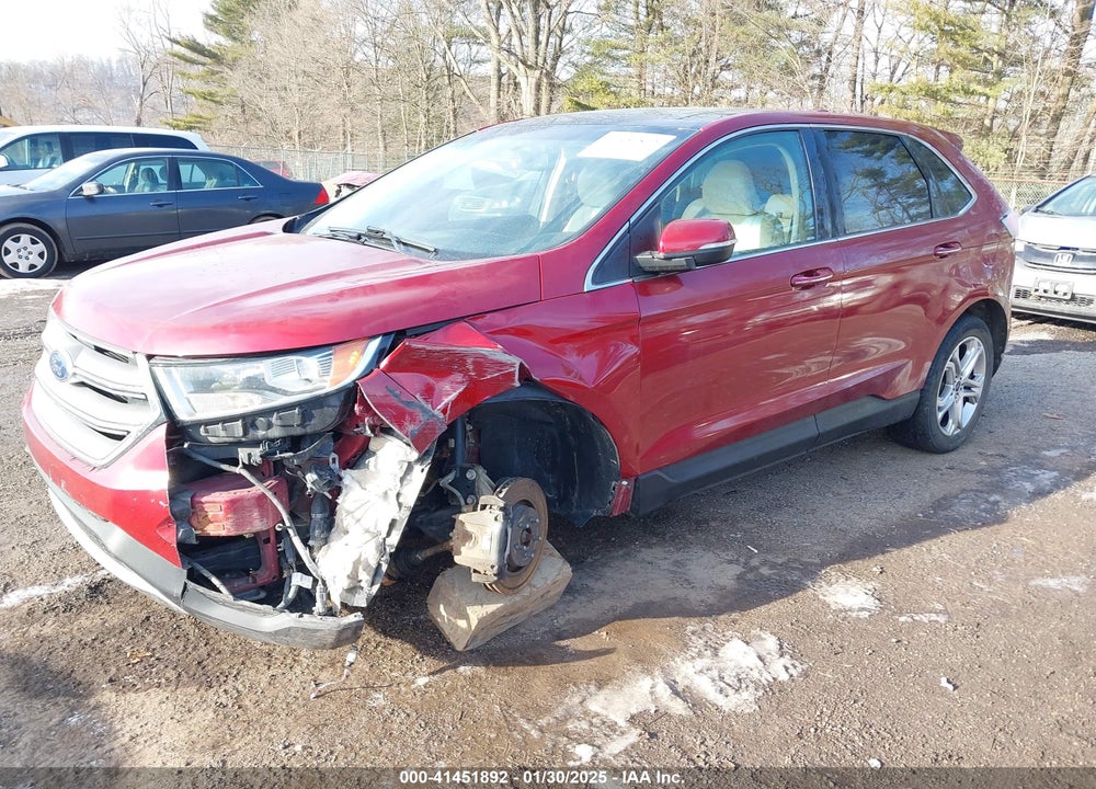 2017 FORD EDGE TITANIUM VIN: 2FMPK4K95HBC17240