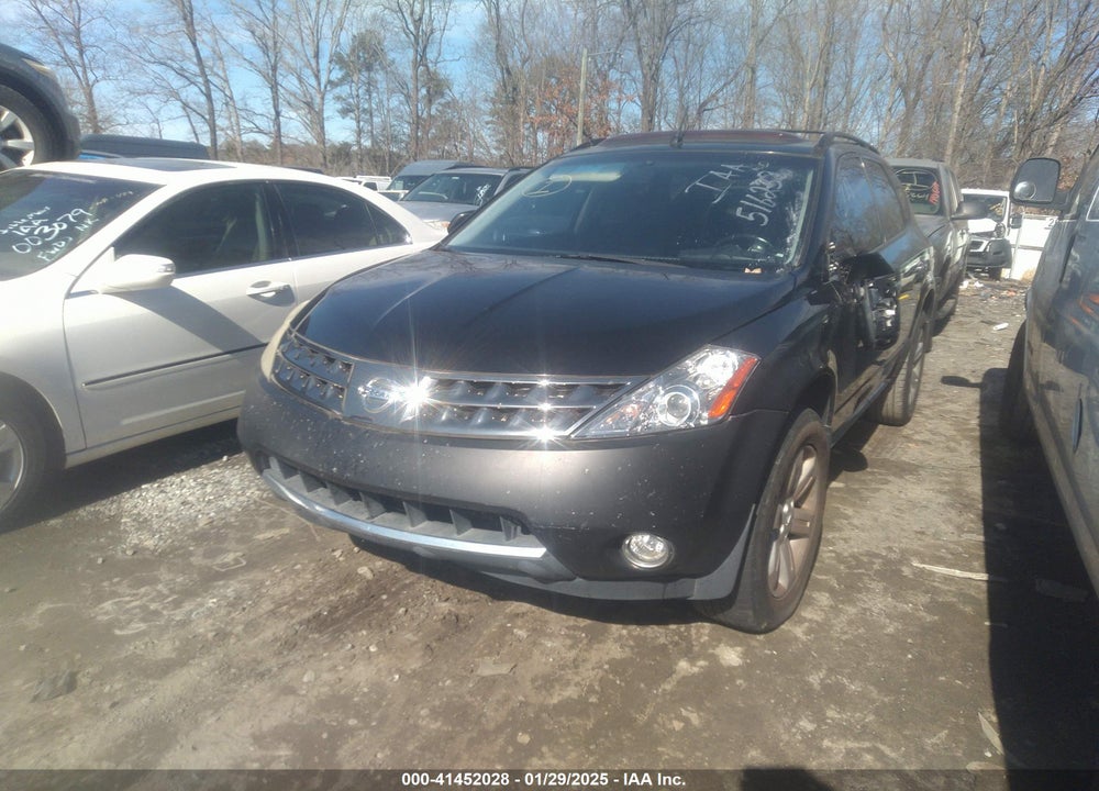 2007 NISSAN MURANO SL VIN: JN8AZ08T97W516233