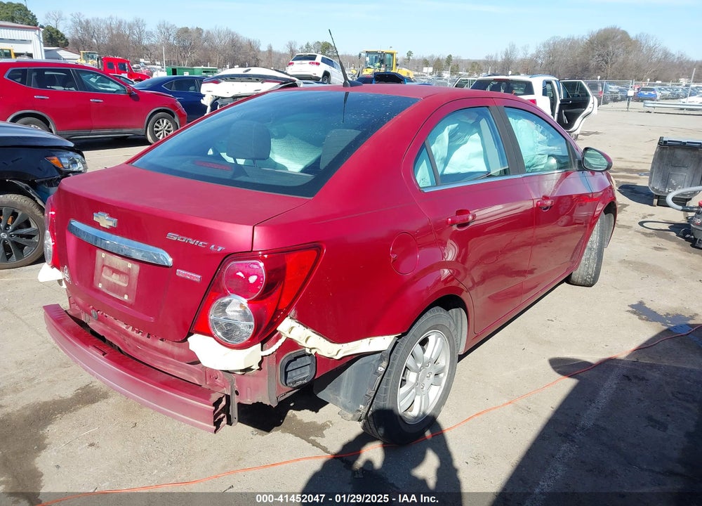2014 CHEVROLET SONIC LT AUTO VIN: 1G1JC5SB1E4107803