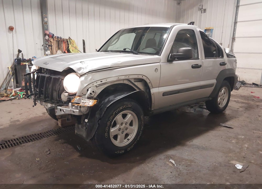 2007 JEEP LIBERTY SPORT VIN: 1J4GL48K47W694423