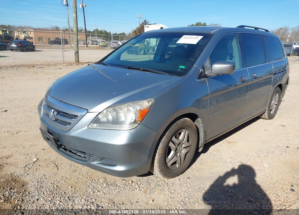 2006 HONDA ODYSSEY EX-L VIN: 5FNRL38736B094242
