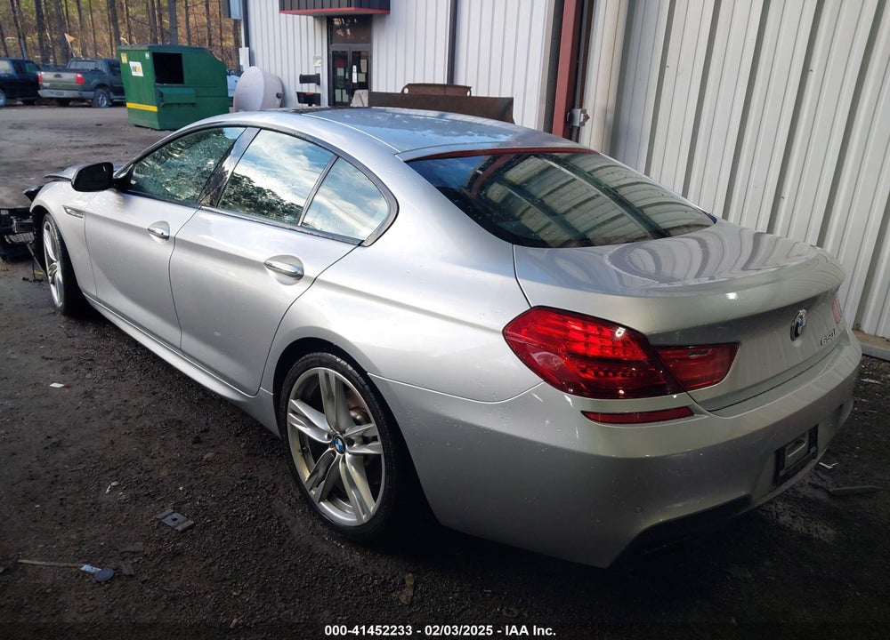 2016 BMW 650I GRAN COUPE VIN: WBA6D4C53GD977291