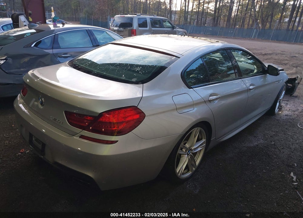 2016 BMW 650I GRAN COUPE VIN: WBA6D4C53GD977291
