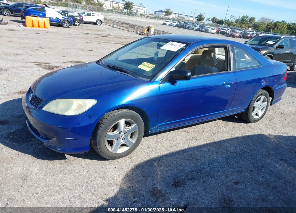 2004 HONDA CIVIC VP VIN: 1HGEM22134L038436