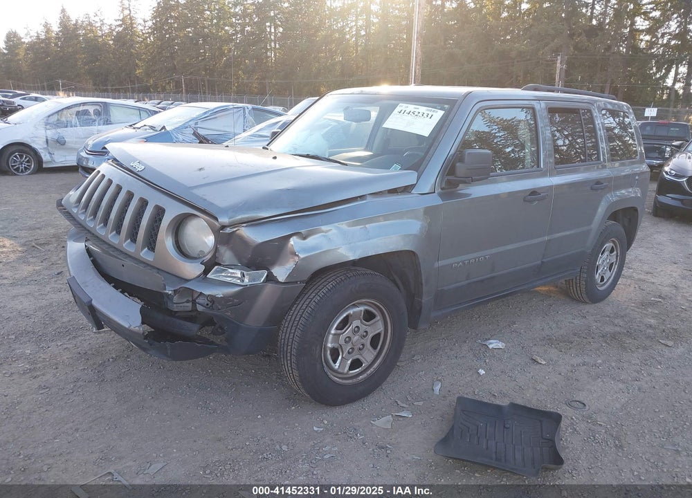2012 JEEP PATRIOT SPORT VIN: 1C4NJRBB2CD636194