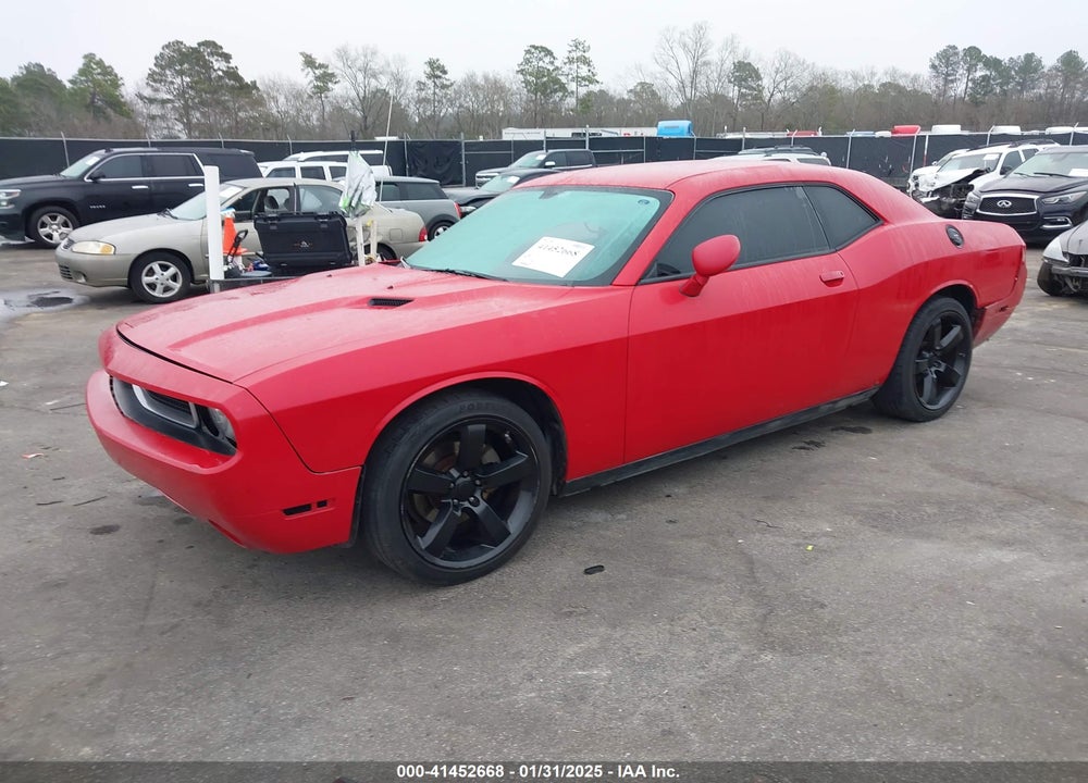 2012 DODGE CHALLENGER SXT VIN: 2C3CDYAG6CH292396