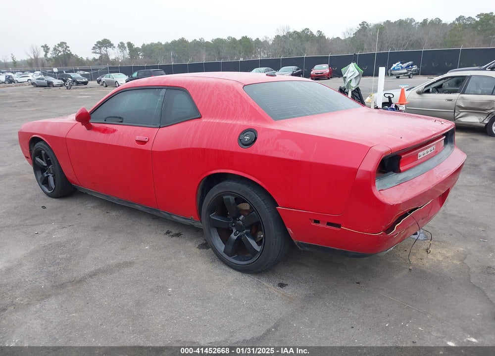 2012 DODGE CHALLENGER SXT VIN: 2C3CDYAG6CH292396