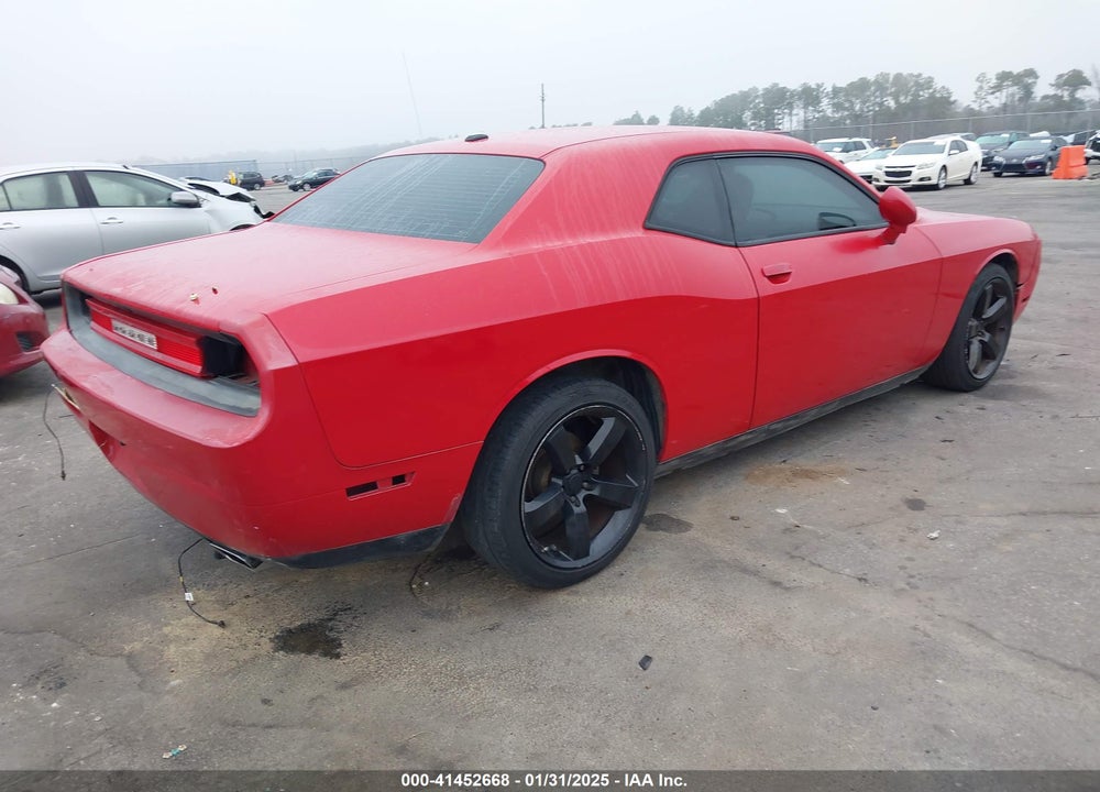 2012 DODGE CHALLENGER SXT VIN: 2C3CDYAG6CH292396
