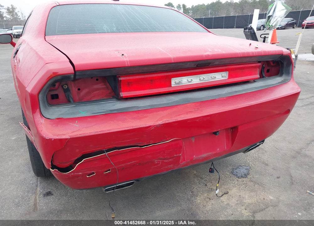 2012 DODGE CHALLENGER SXT VIN: 2C3CDYAG6CH292396