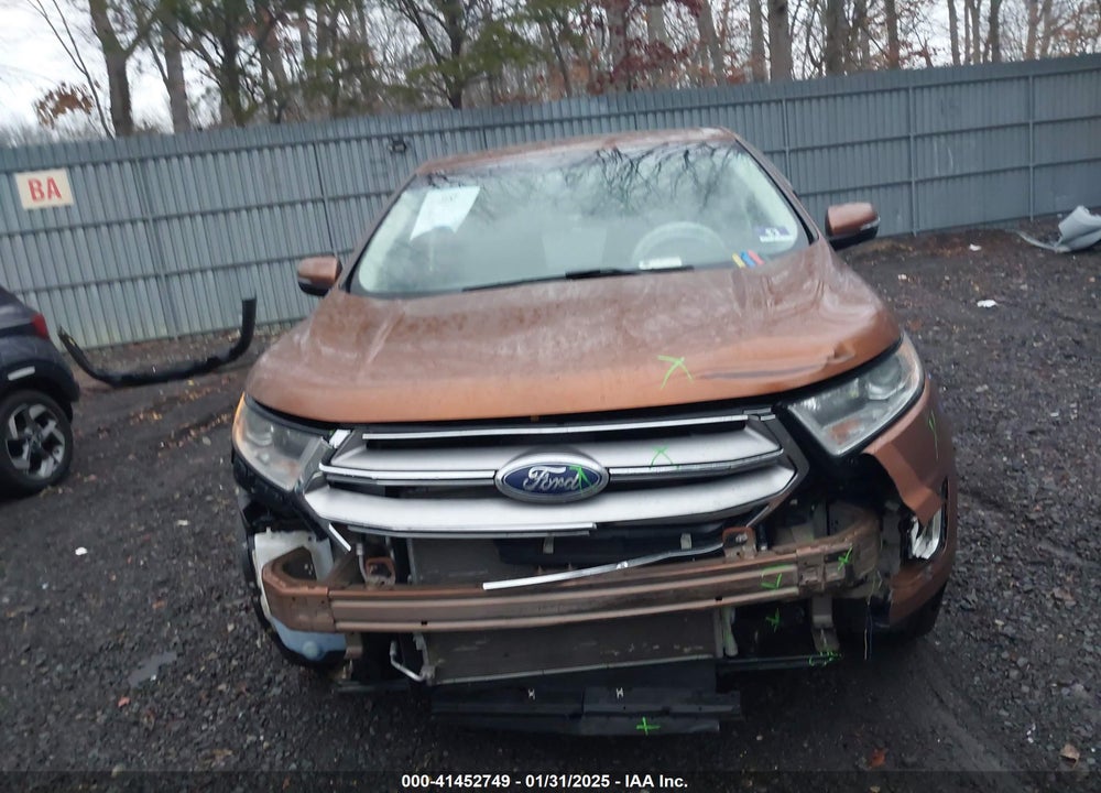 2017 FORD EDGE SEL VIN: 2FMPK4J80HBC51174