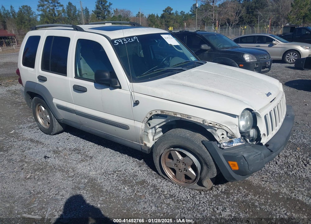 2005 JEEP LIBERTY SPORT VIN: 1J8GL48K35W593269
