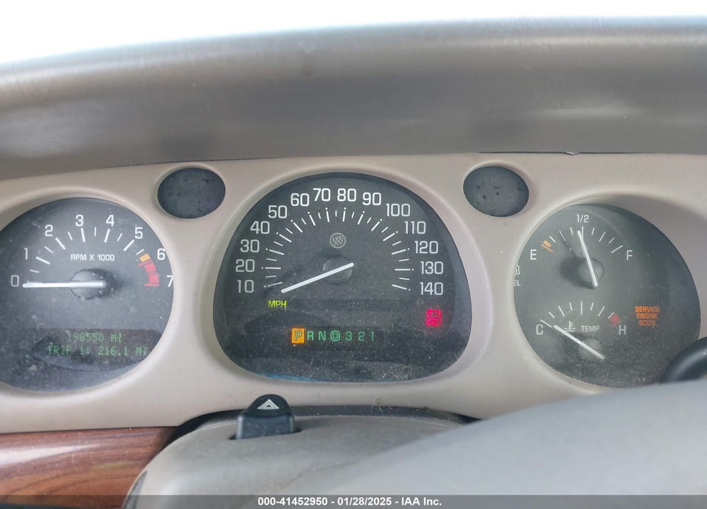2000 BUICK LESABRE CUSTOM VIN: 1G4HP54K3Y4149526