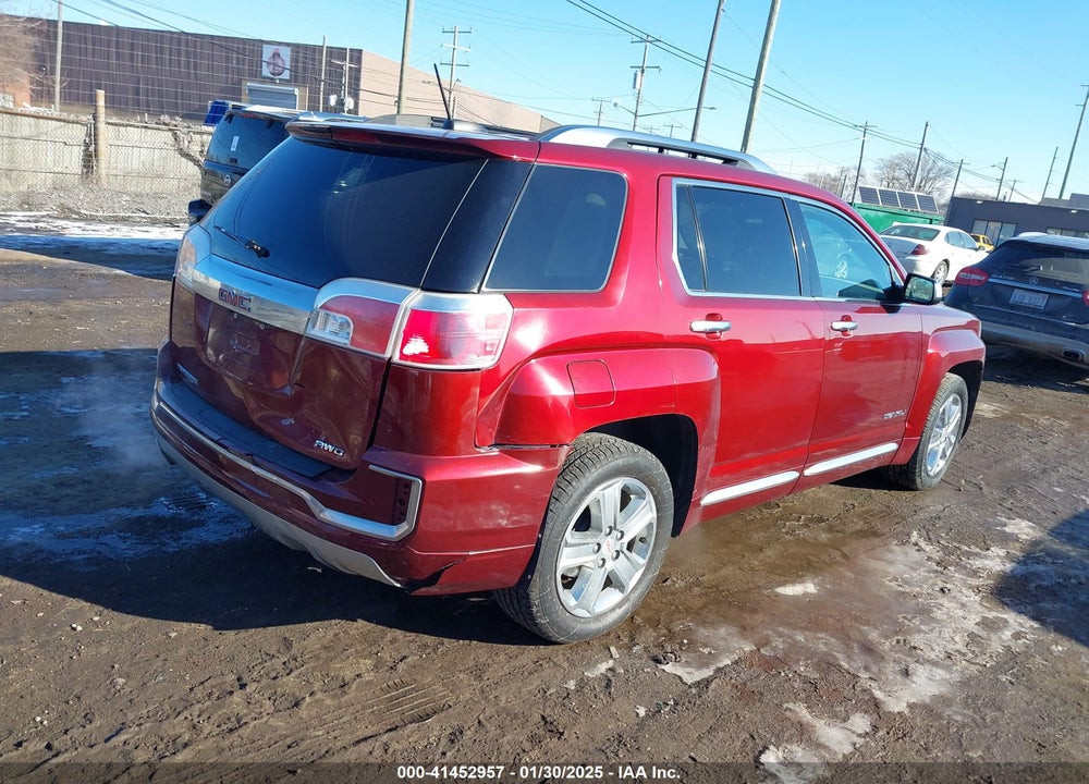 2017 GMC TERRAIN DENALI VIN: 2GKFLVEK1H6213586