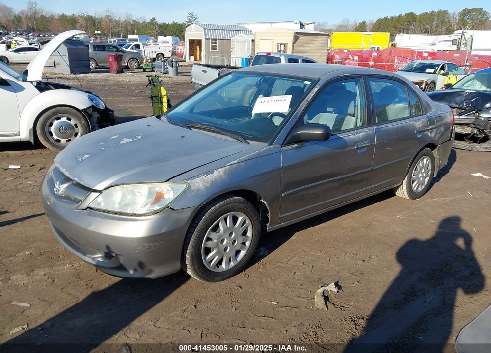 2005 HONDA CIVIC LX VIN: 2HGES16565H617674