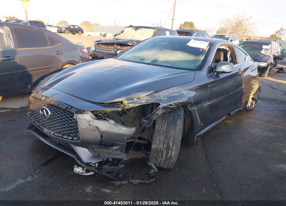 2018 INFINITI Q60 3.0T LUXE VIN: JN1EV7EK1JM341222