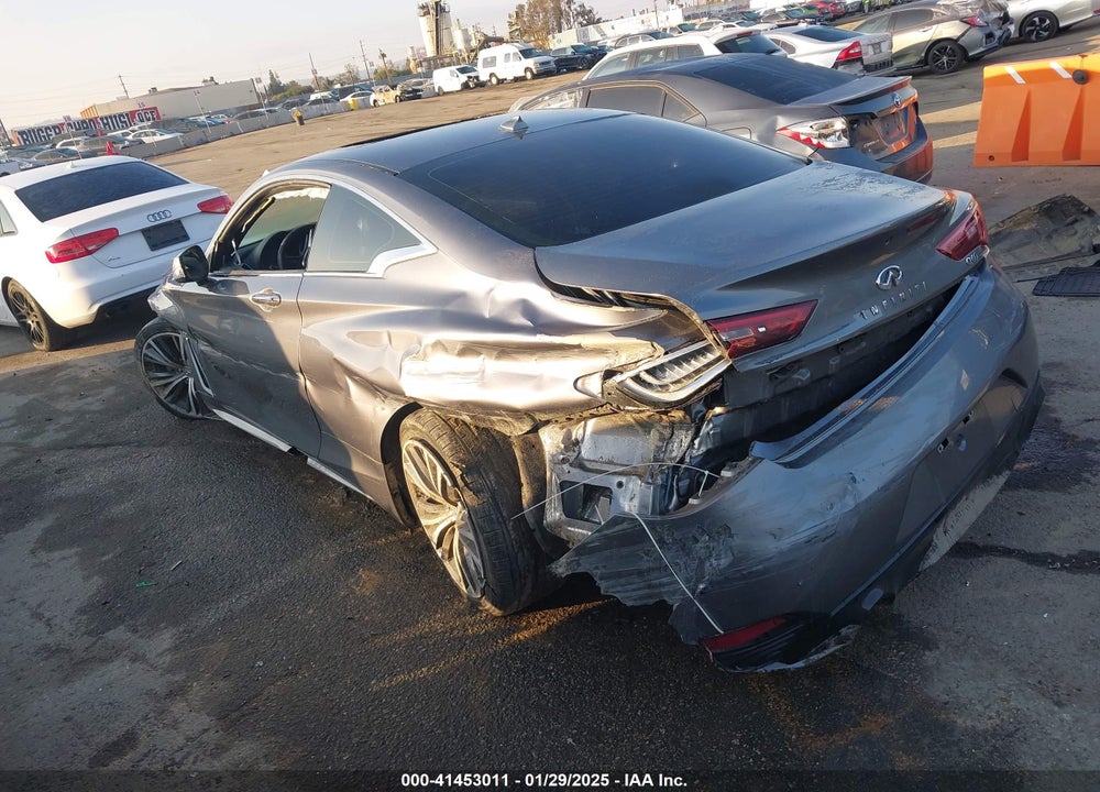 2018 INFINITI Q60 3.0T LUXE VIN: JN1EV7EK1JM341222