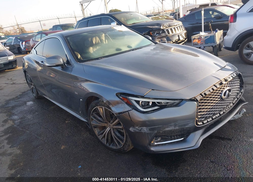 2018 INFINITI Q60 3.0T LUXE VIN: JN1EV7EK1JM341222